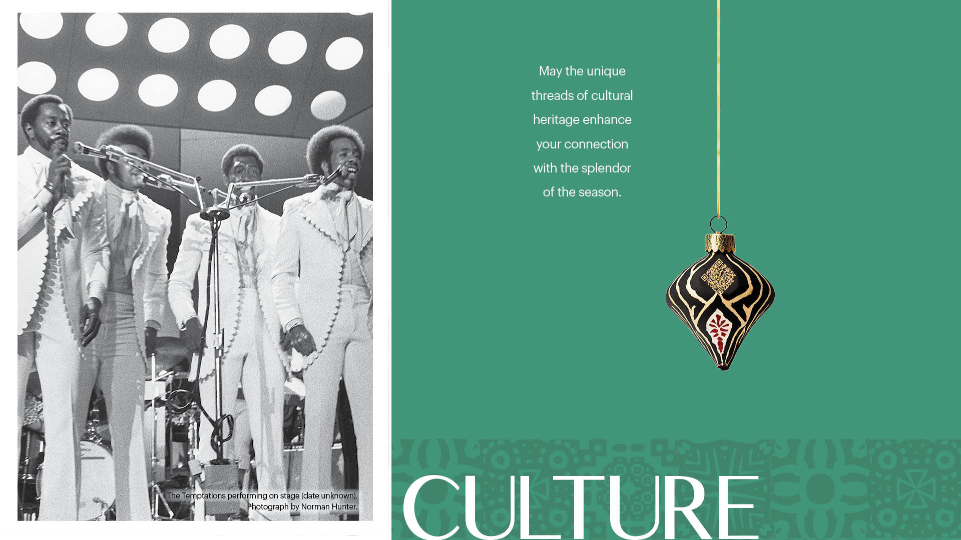 Johnson Publishing Company Archive Holiday Card Animation Screen